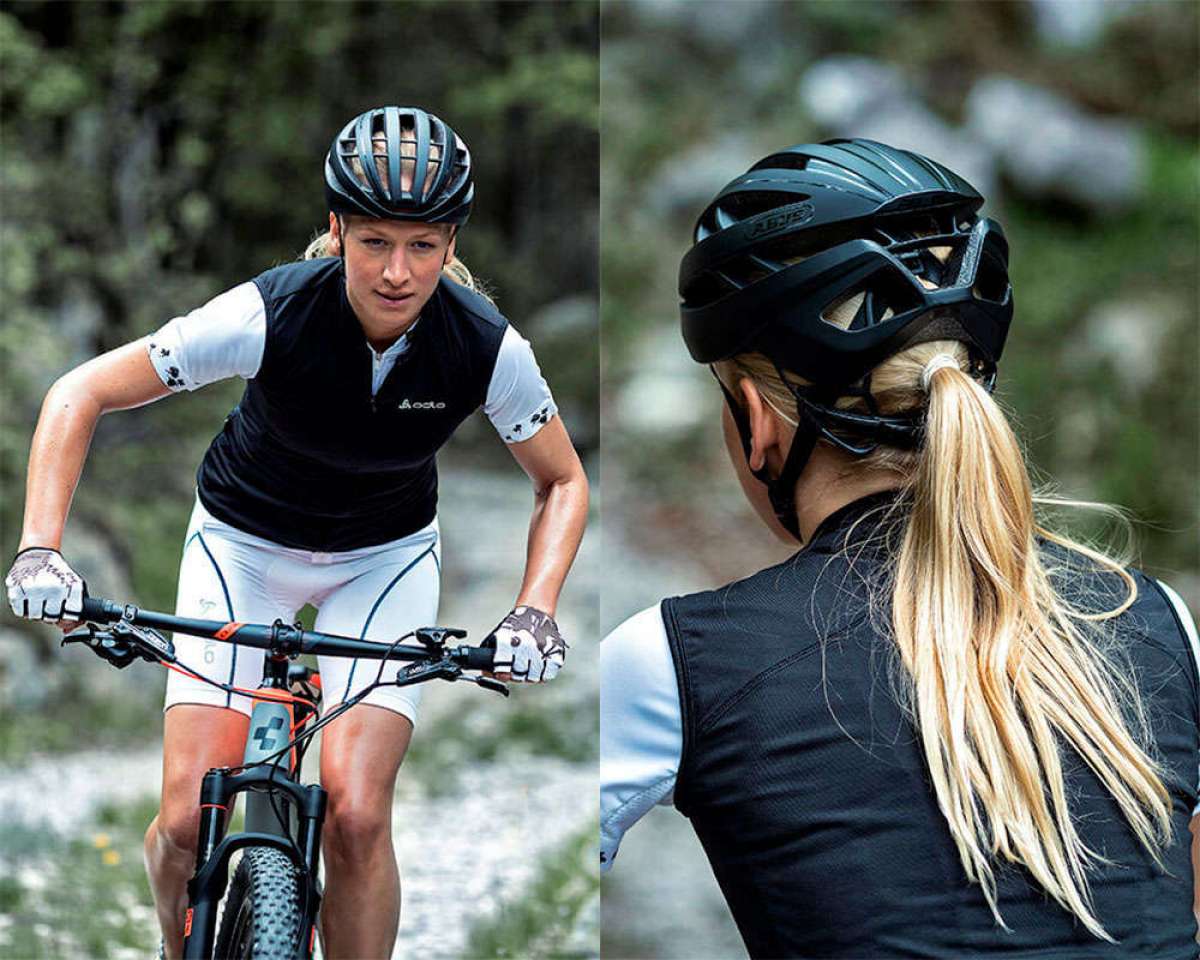 ABUS Aventor, un ventilado casco de XC/Maratón/Carretera también apto para  ciclistas de pelo largo