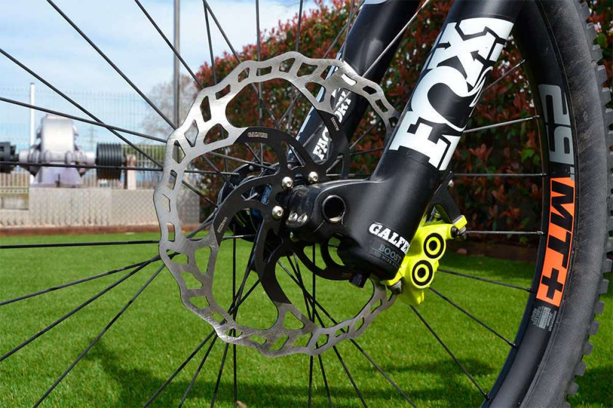 imagen seco Mejorar Galfer lanza un disco de freno sobredimensionado para bicicletas eléctricas  y de descenso